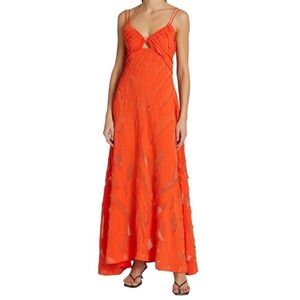Jonathan Simkhai Katie Textured slip dress